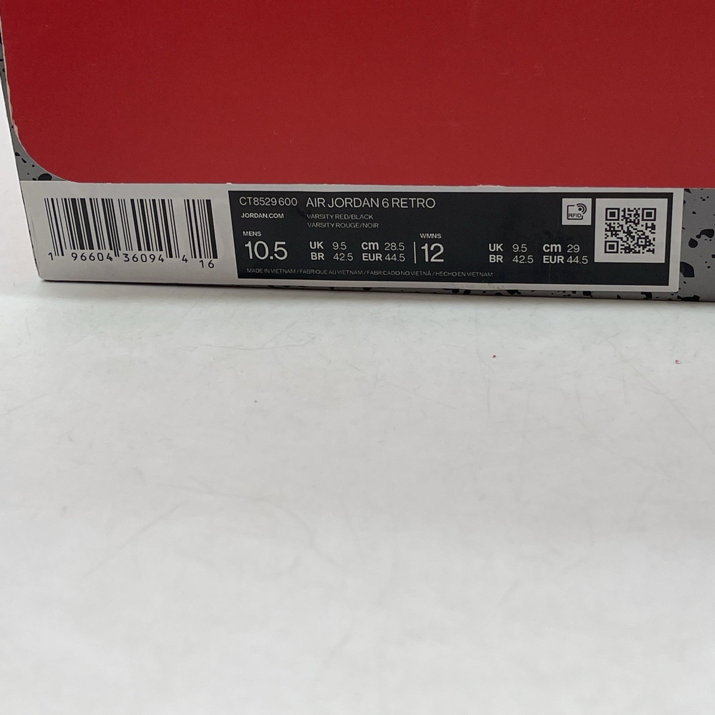 Size 10.5 - Air Jordan 6 Retro Toro Bravo (CT8529-600)