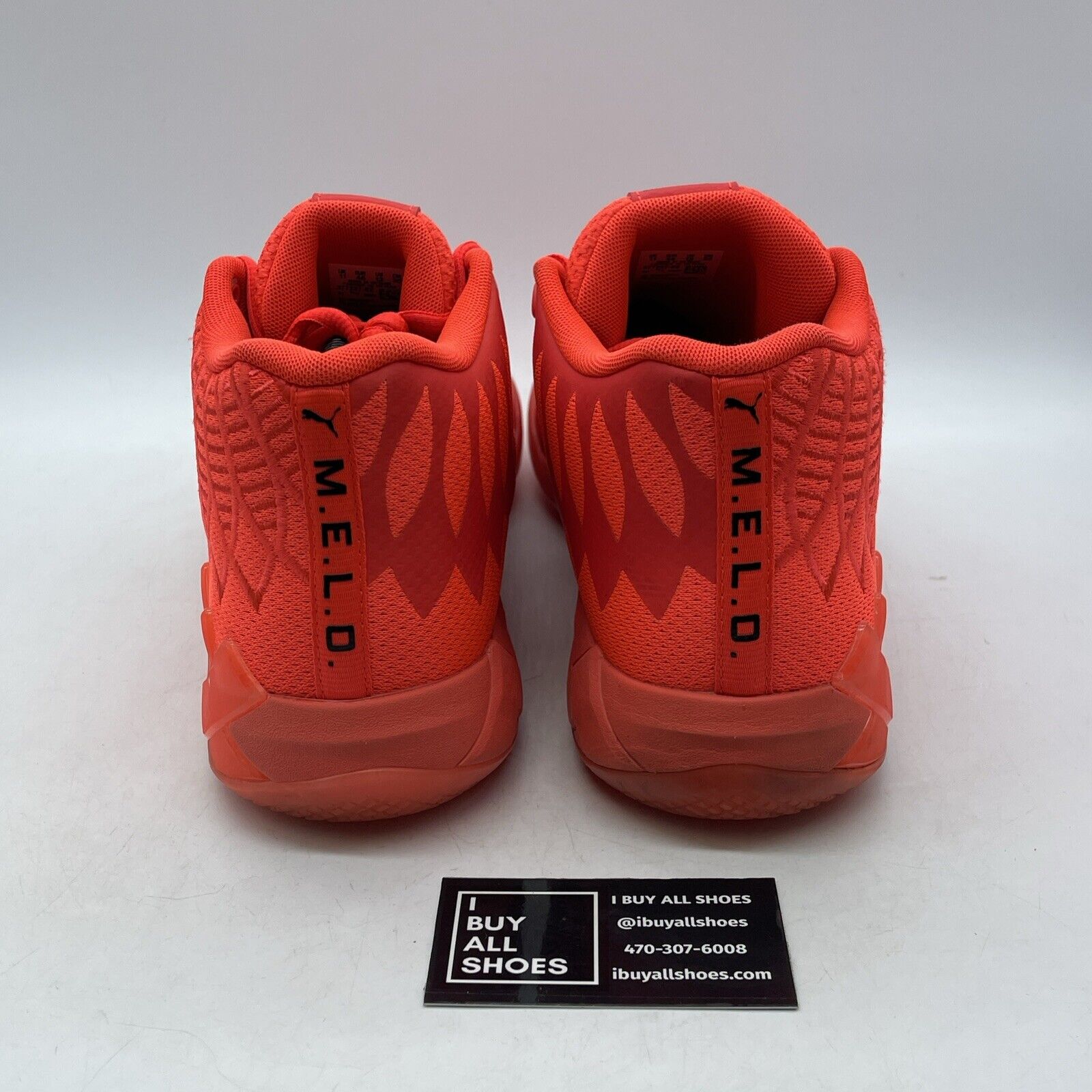 Size 12 - PUMA MB.01 Not From Here Orange Black Suede Leather (377237-02)