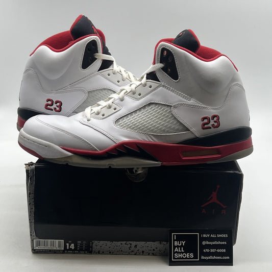 Size 14 - Air Jordan 5 Retro 2013 Fire Red (136027-120)