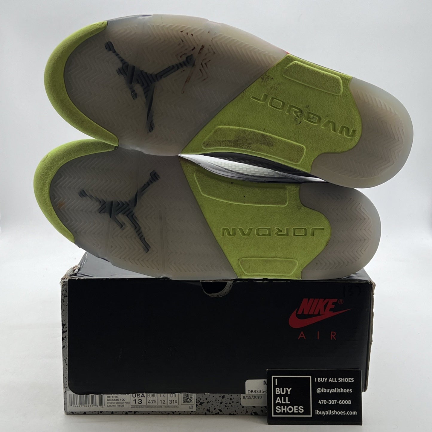 Size 13 - Air Jordan 5 Retro Alternate Bel-Air 2020 (DB3335-100)