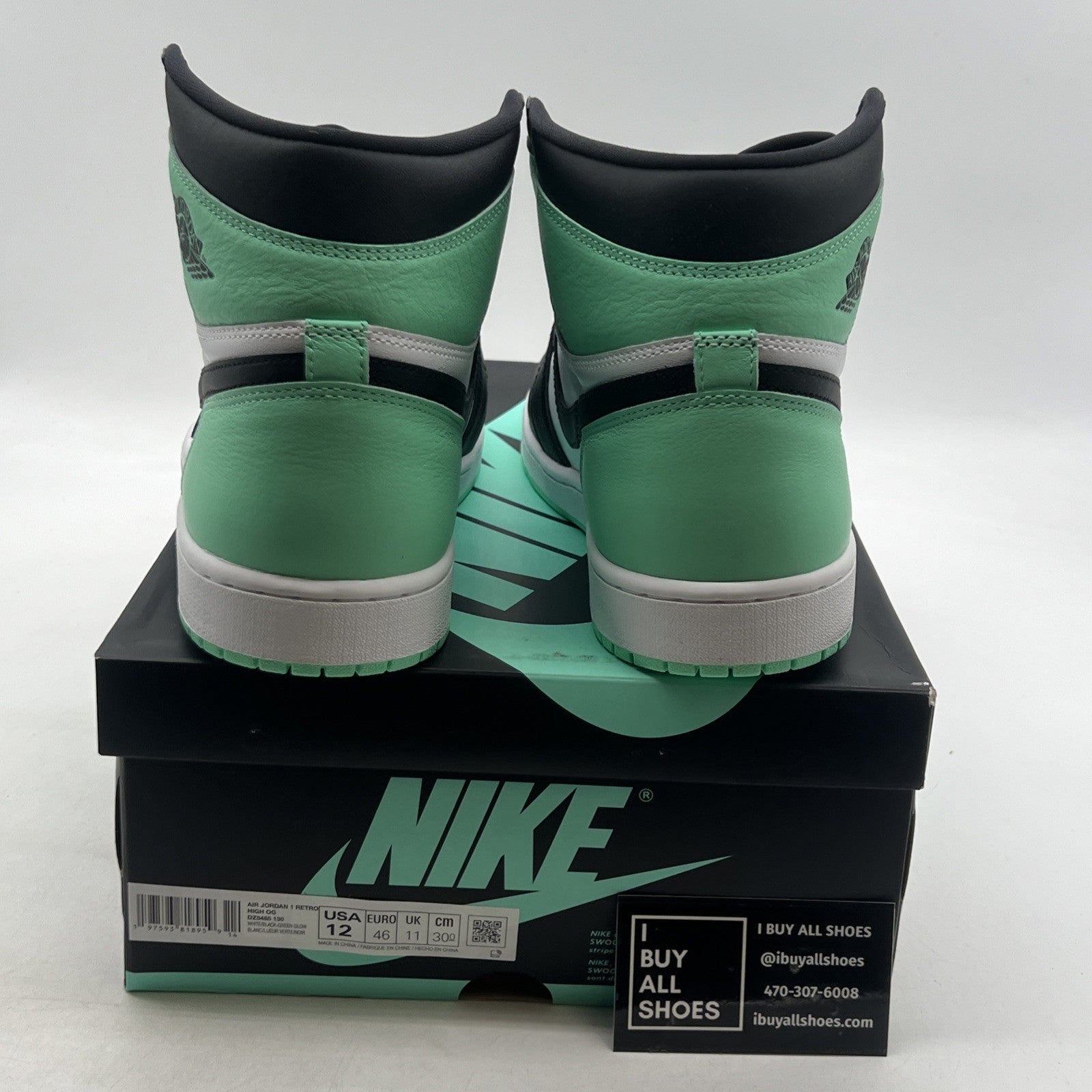 Size 12 - Air Jordan 1 Retro OG High Green Glow (DZ5485-130)