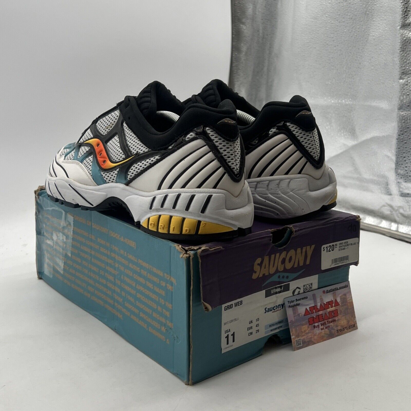 Size 11 - SAUCONY GRID WEB MULTI-COLOR RARE SNEAKERS MENS (S70614-1)