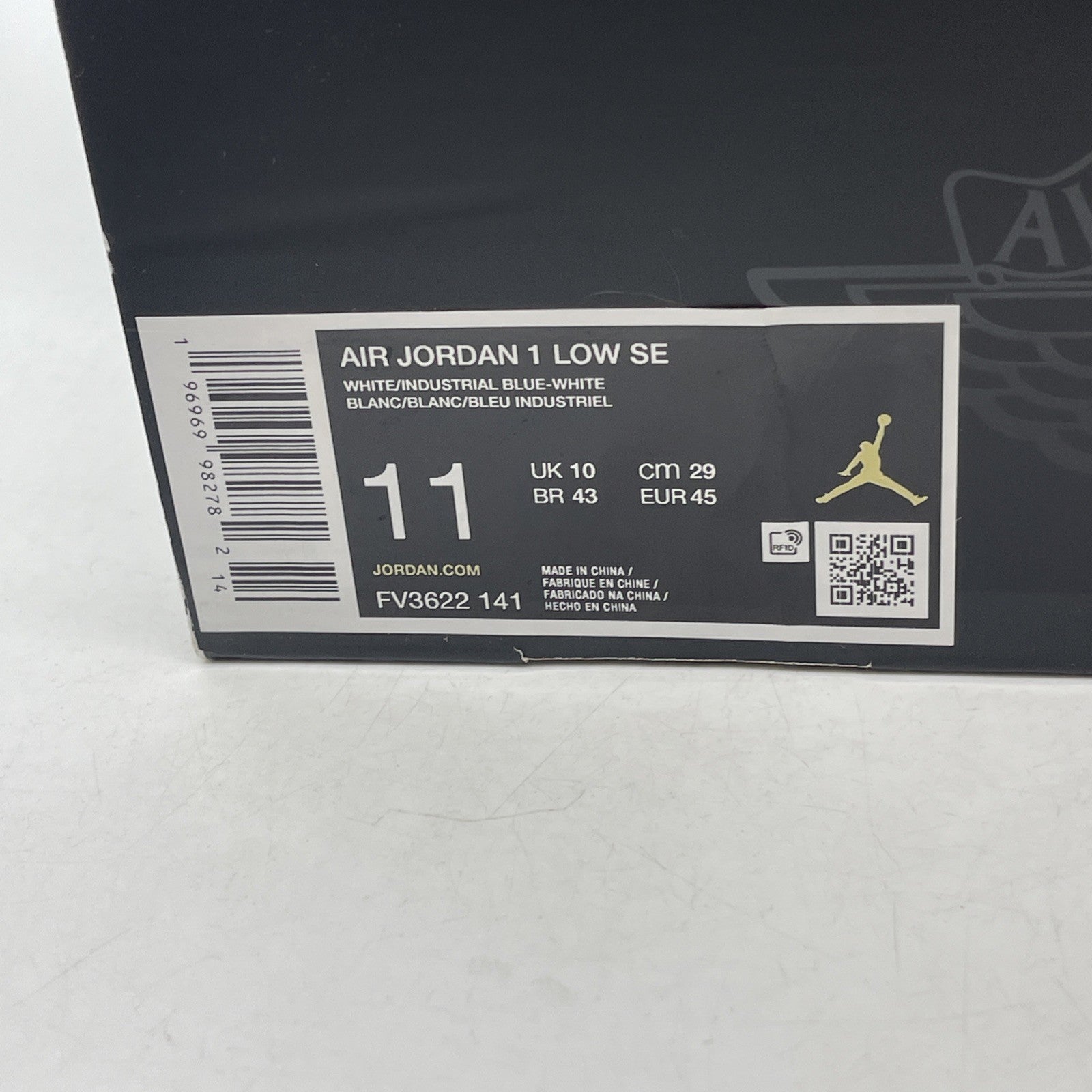 Size 11 - Nike Air Jordan 1 Low SE Industrial Blue Sashiko (FV3622-141)