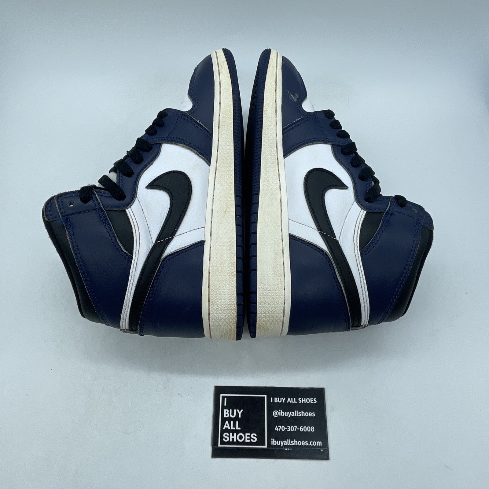 Size 6.5Y (GS) Air Jordan 1 Retro OG “Midnight Navy” (FD1437-401)