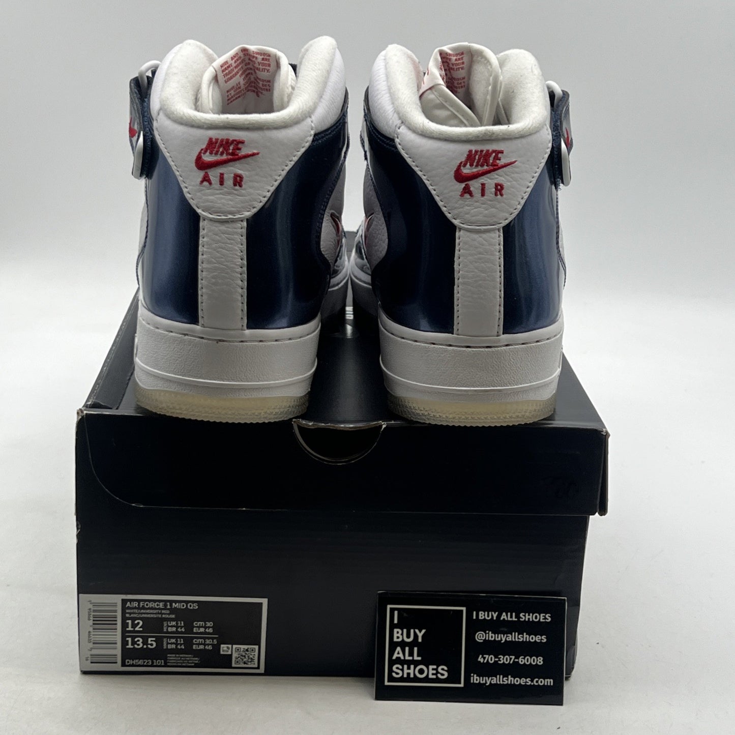 Size 12 - Nike Air Force 1 QS Mid Independence Day (DH5623-101)