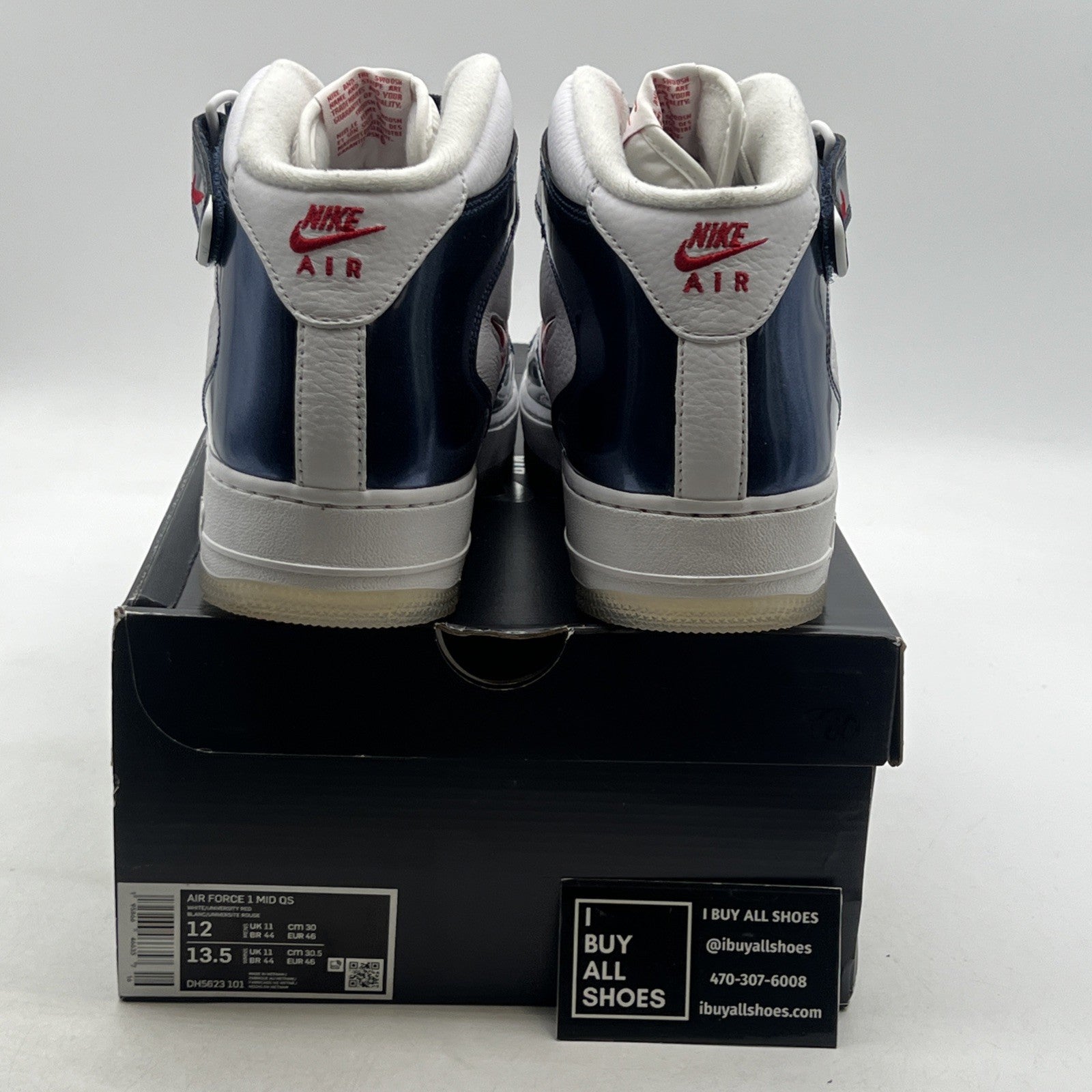 Size 12 - Nike Air Force 1 QS Mid Independence Day (DH5623-101)