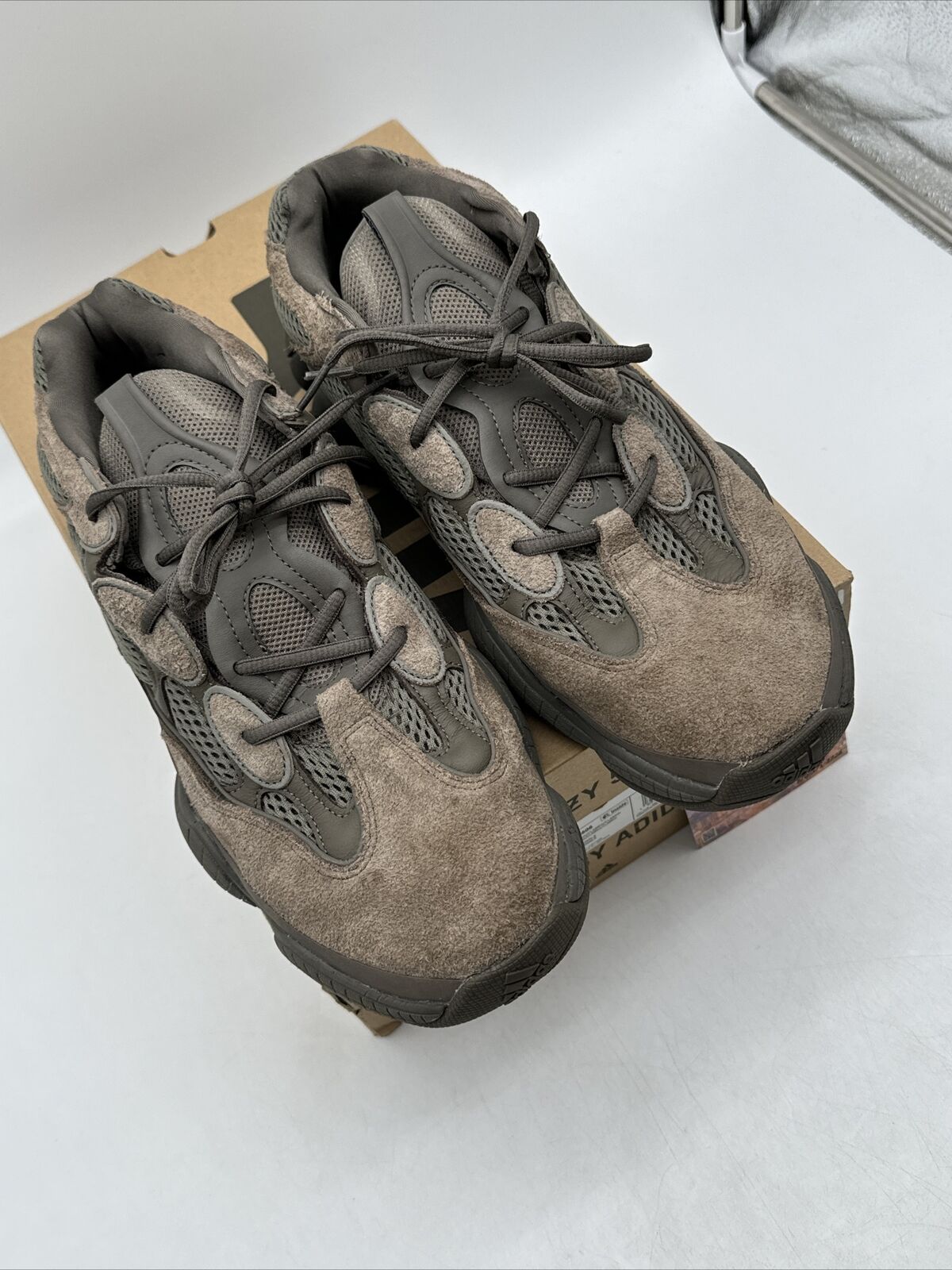 Size 14 - adidas Yeezy 500 Brown Clay Suede Mesh Boost Kanye Kardashian