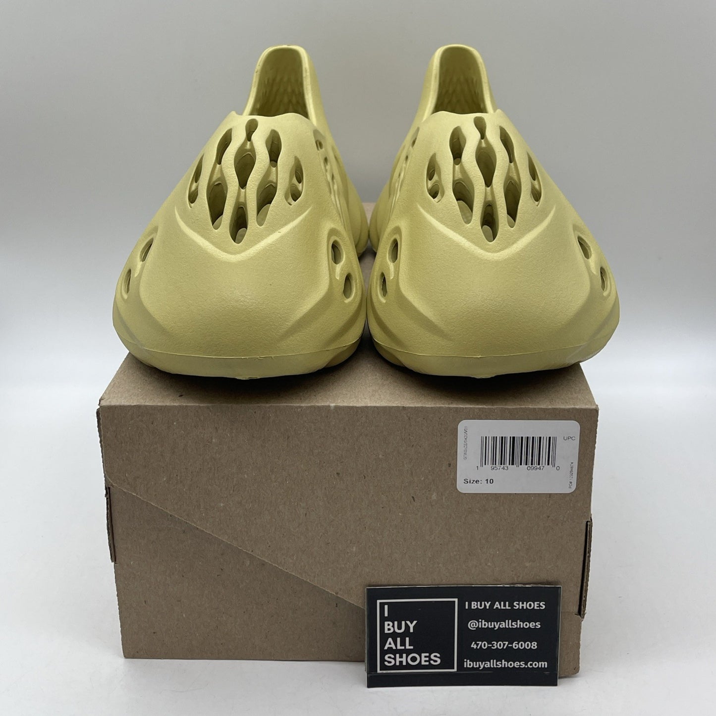 Size 10 - Adidas Yeezy Foam Runner Sulfur Yellow  (GV6775)