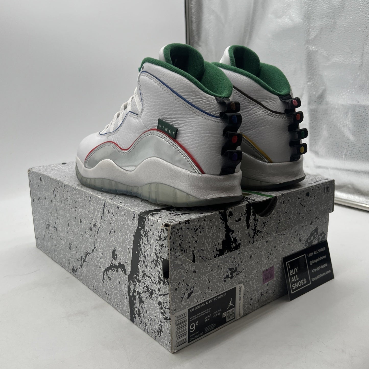 Size 9.5 - Air Jordan 10 Retro Wings (CK4352-103)