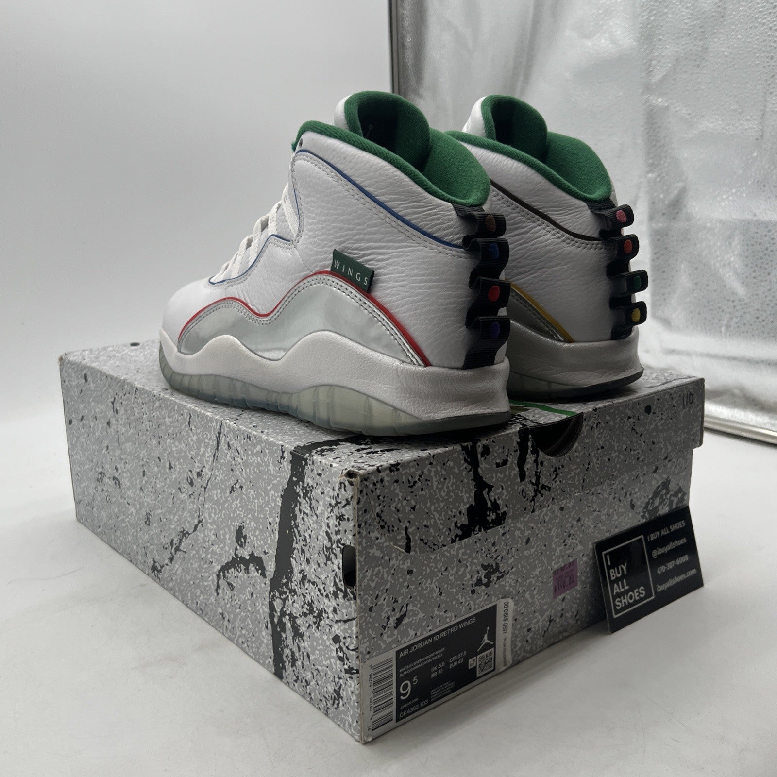 Size 9.5 - Air Jordan 10 Retro Wings (CK4352-103)