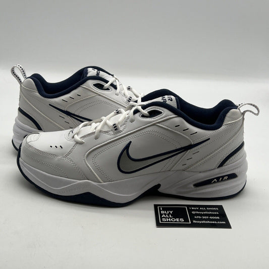 Size 12.5 - Nike Air Monarch IV 4E Wide White (416355-102)