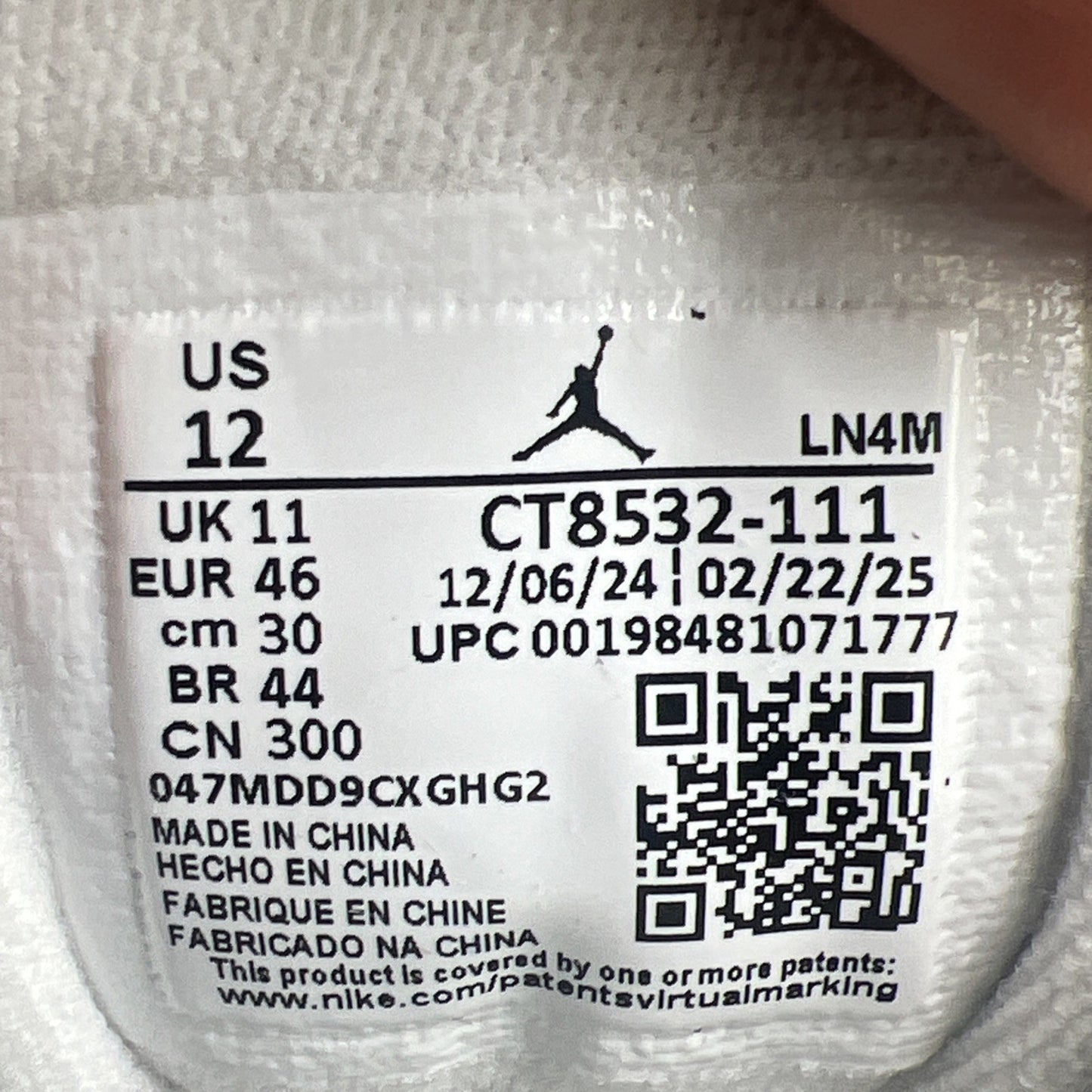 Size 12 - Air Jordan 3 Retro 2025 Pure Money (CT8532-111)