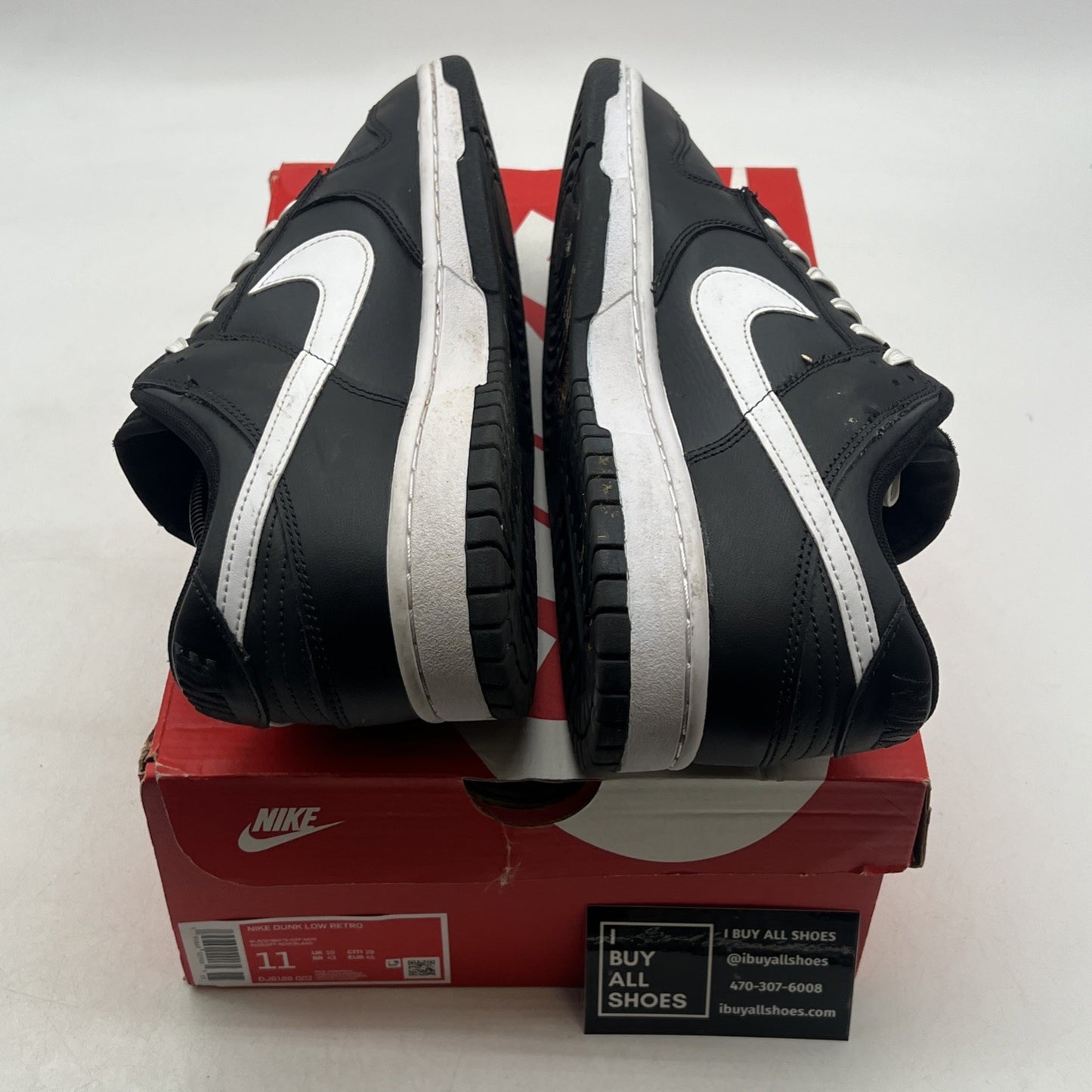 Size 11 - Nike Dunk Low Black Panda (DJ6188-002)