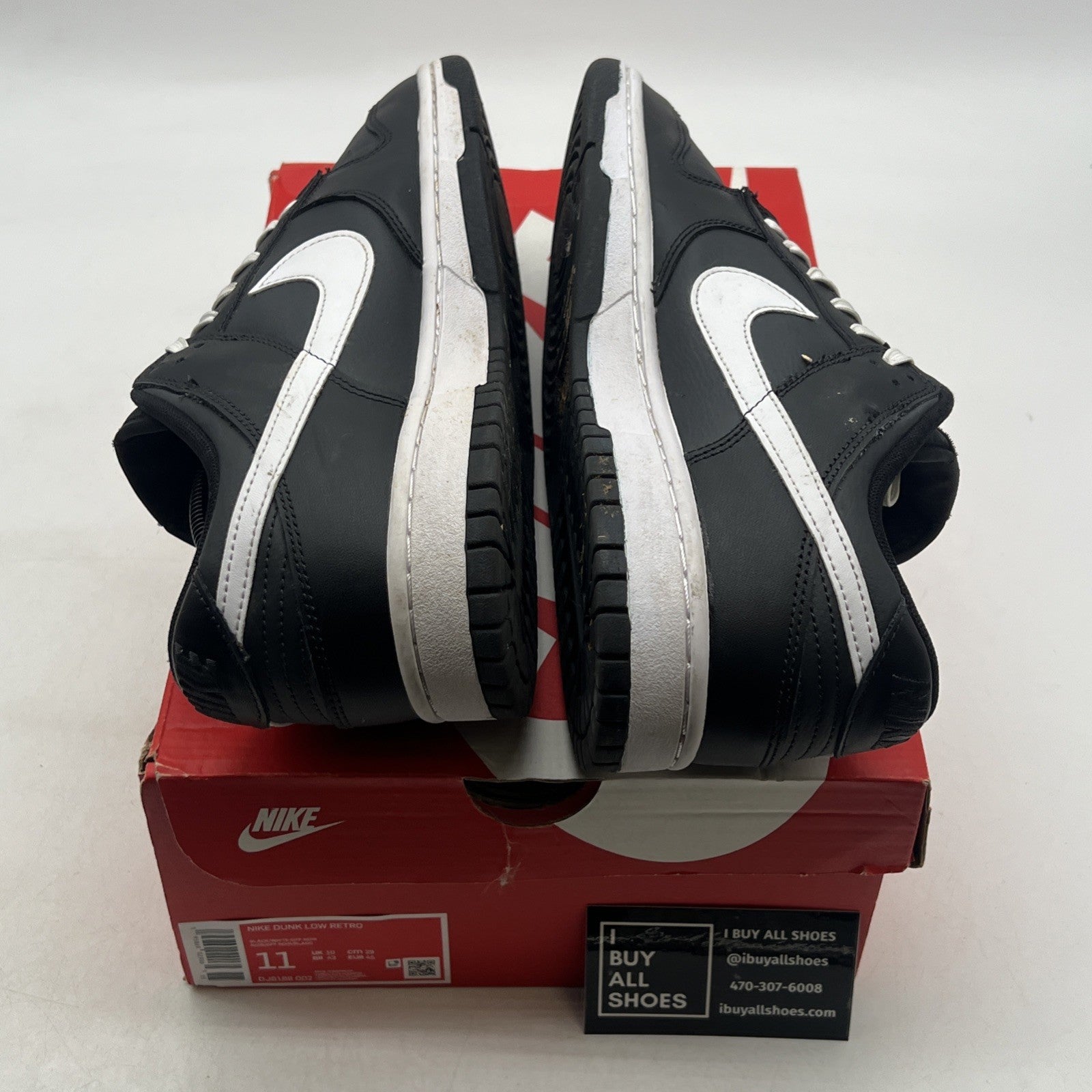 Size 11 - Nike Dunk Low Black Panda (DJ6188-002)