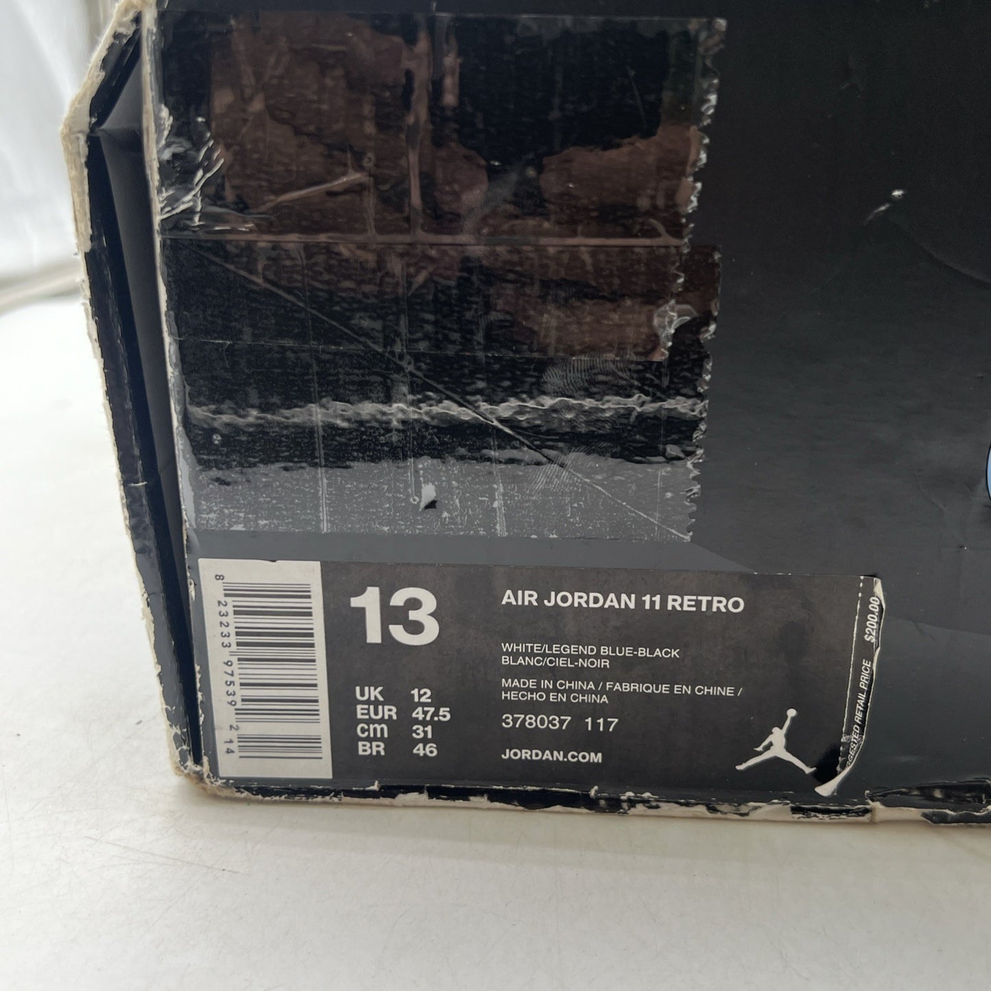 Size 13 - Air Jordan 11 Retro High Legend Blue (378037-117)