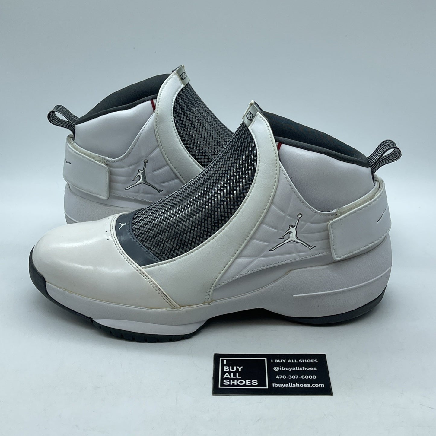 Size 12 - Air Jordan 19 Retro 2019 Flint Grey White Leather (AQ9213-100)