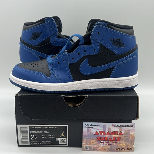 Size 3 - Jordan 1 Retro OG High Dark Marina Blue