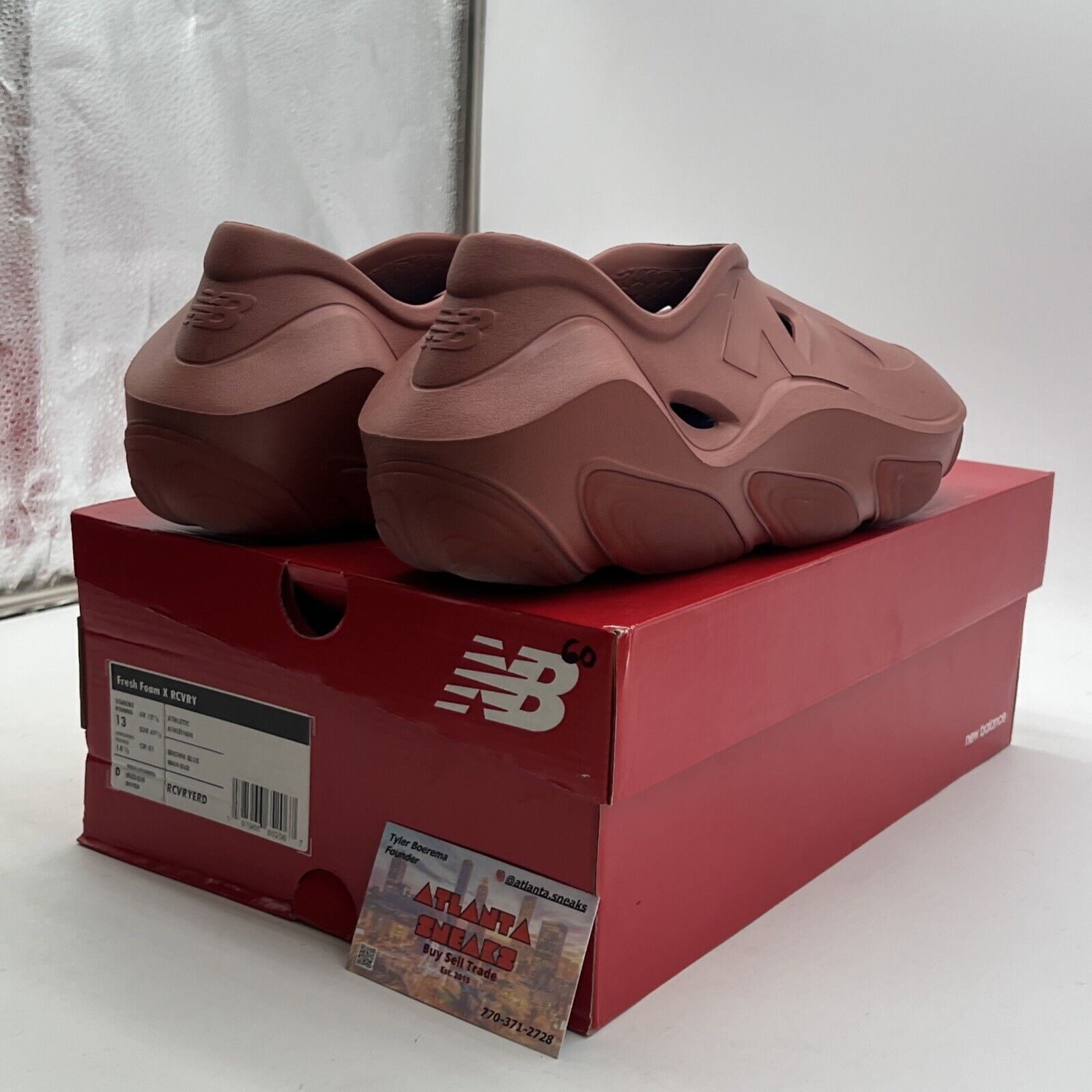 Size 13 - New Balance Fresh Foam X RCVRY Tamarind with Spice Blue Yeezy Comfort