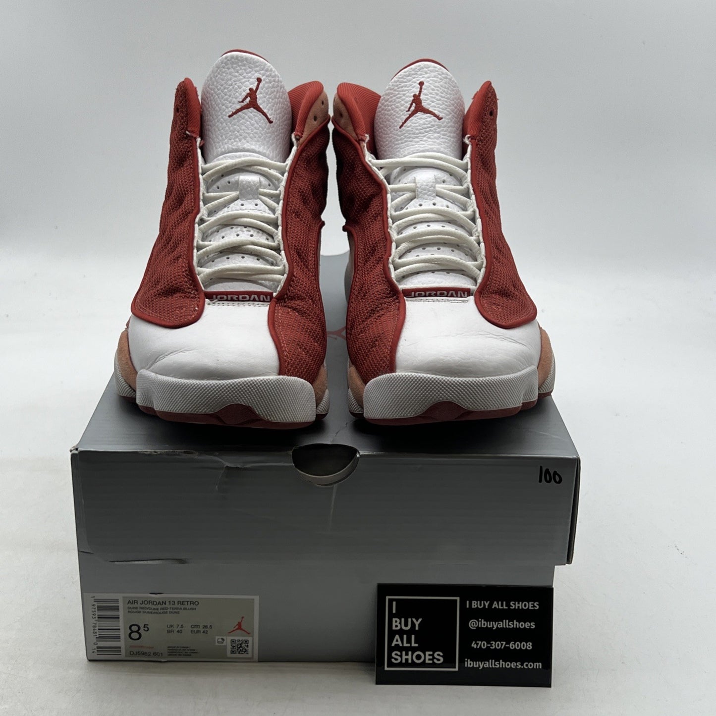Size 8.5 - Air Jordan 13 Retro Dune Red (DJ5982-601)