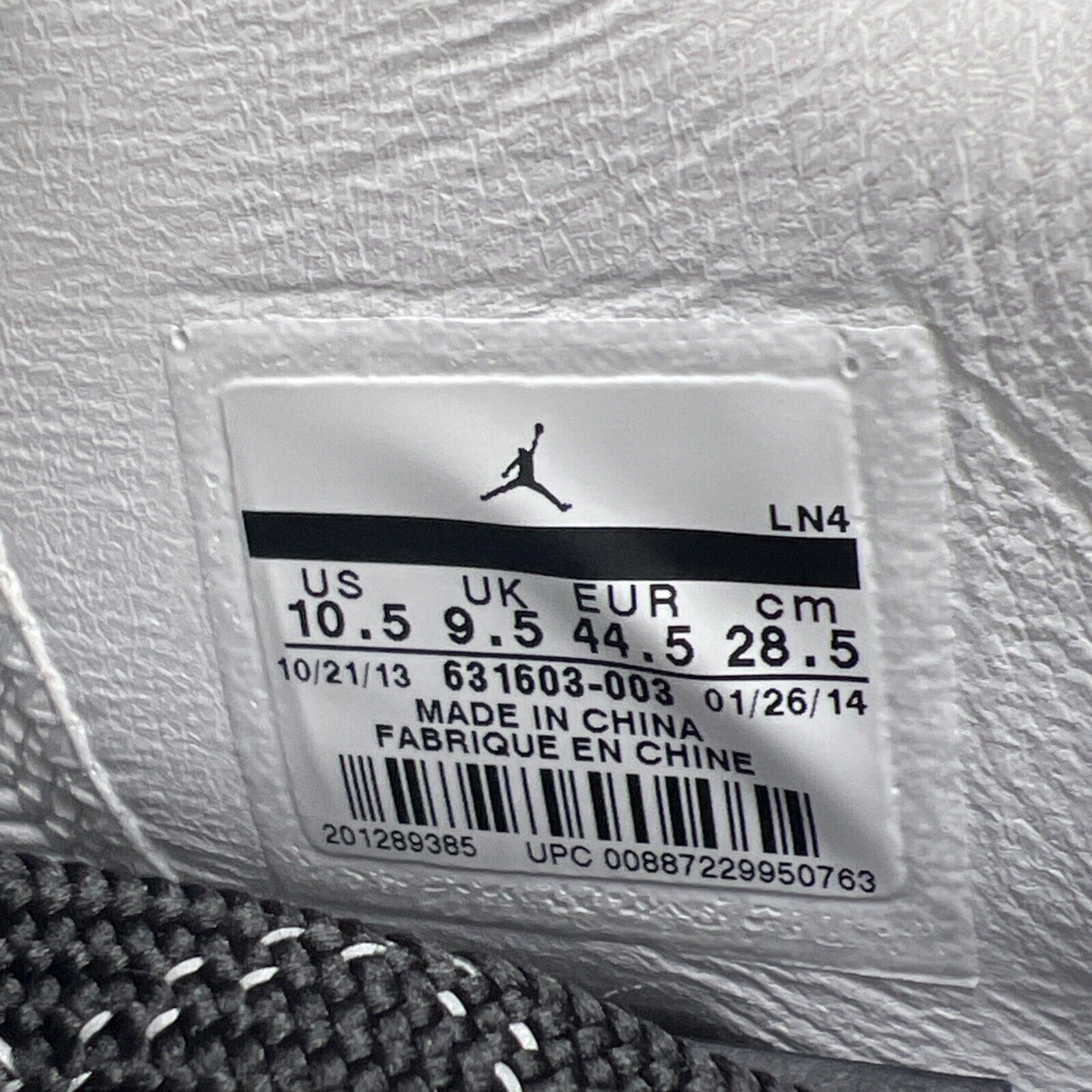 Size 10.5 - Air Jordan 3 5Lab3 Reflective Silver (631603-003)