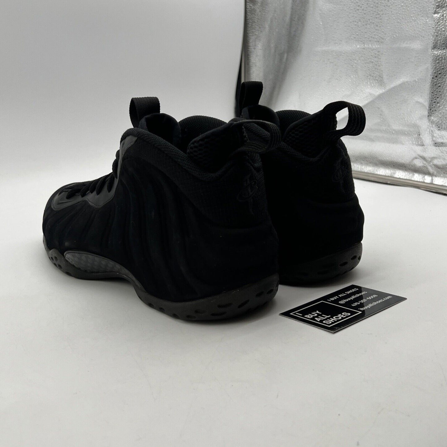 Size 11.5 - Nike Air Foamposite One Prm Triple Black (575420-006)