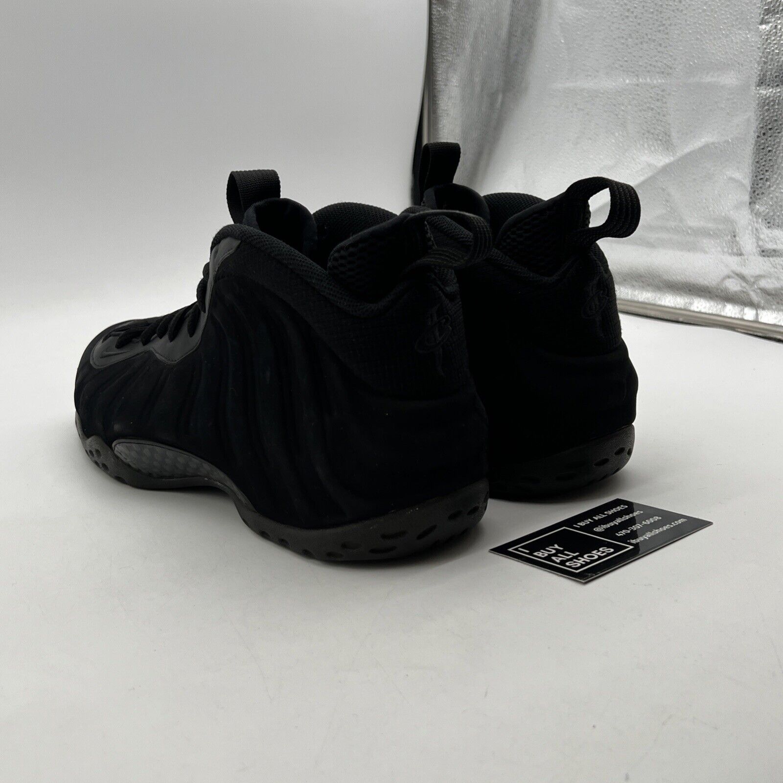 Size 11.5 - Nike Air Foamposite One Prm Triple Black (575420-006)
