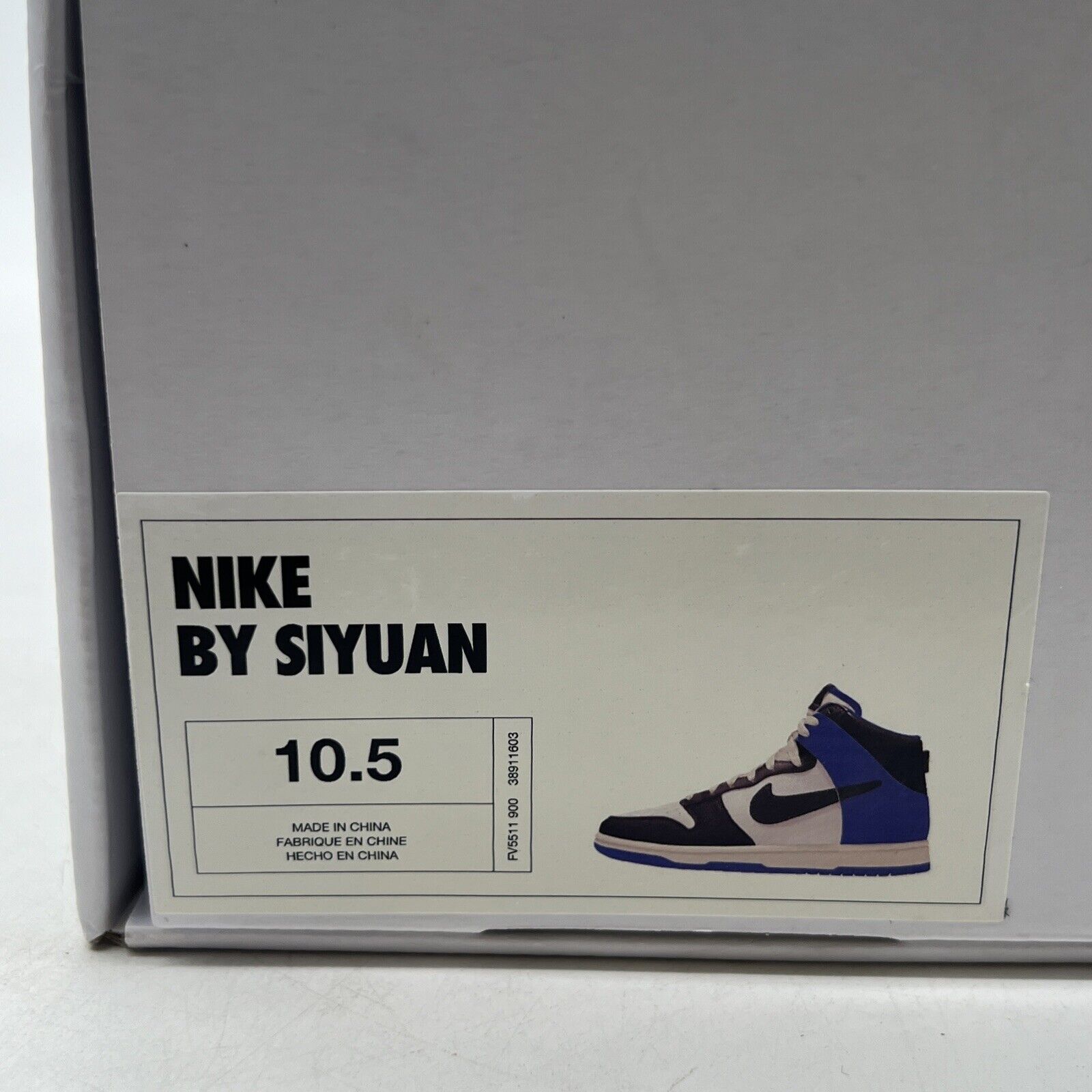 Size 10.5 - Nike Dunk High 'Travis Blue Black' Sneakers (FV5511-900)