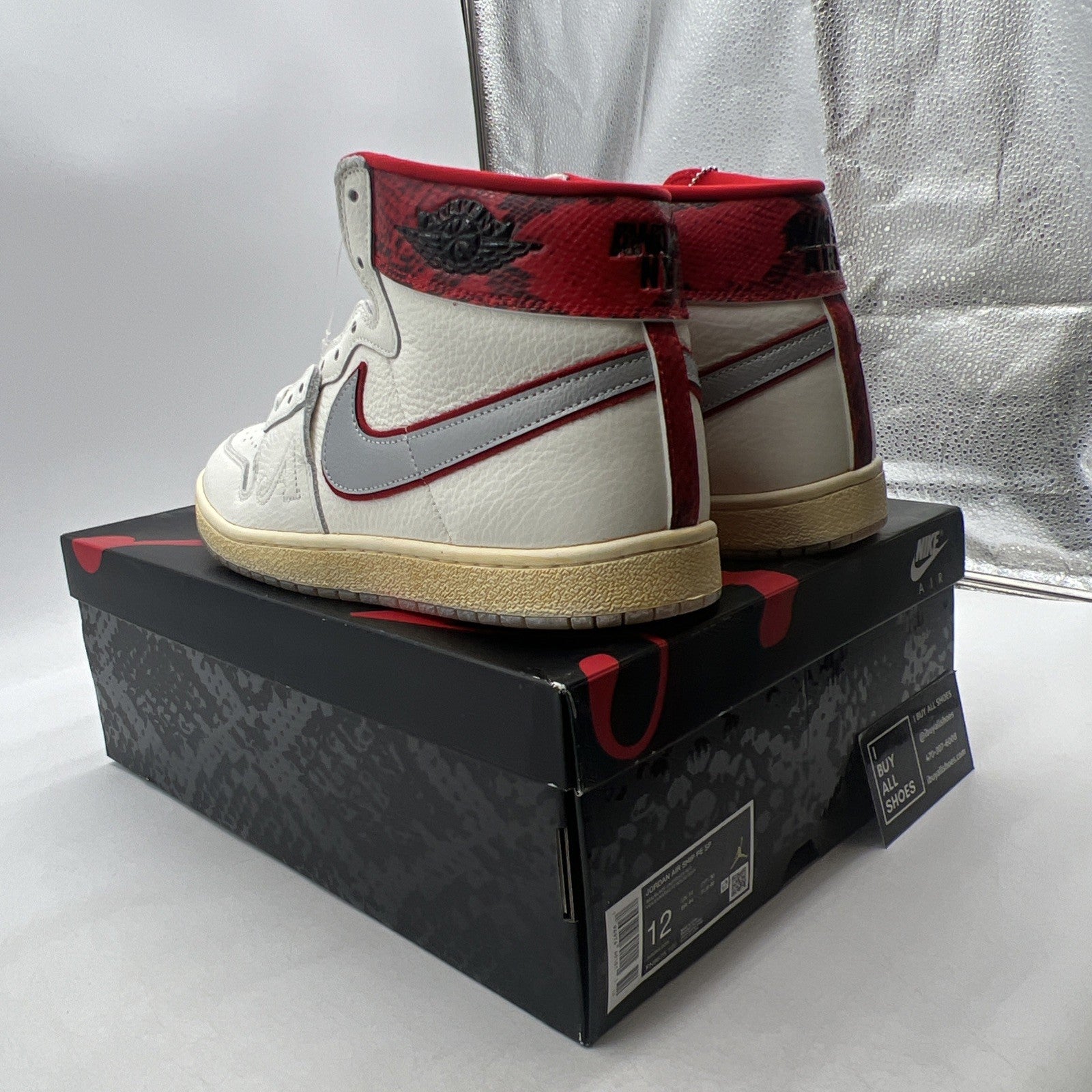 Size 12 -Awake NY x Air Jordan Jordan Air Ship PE SP University Red (FN8675-100)