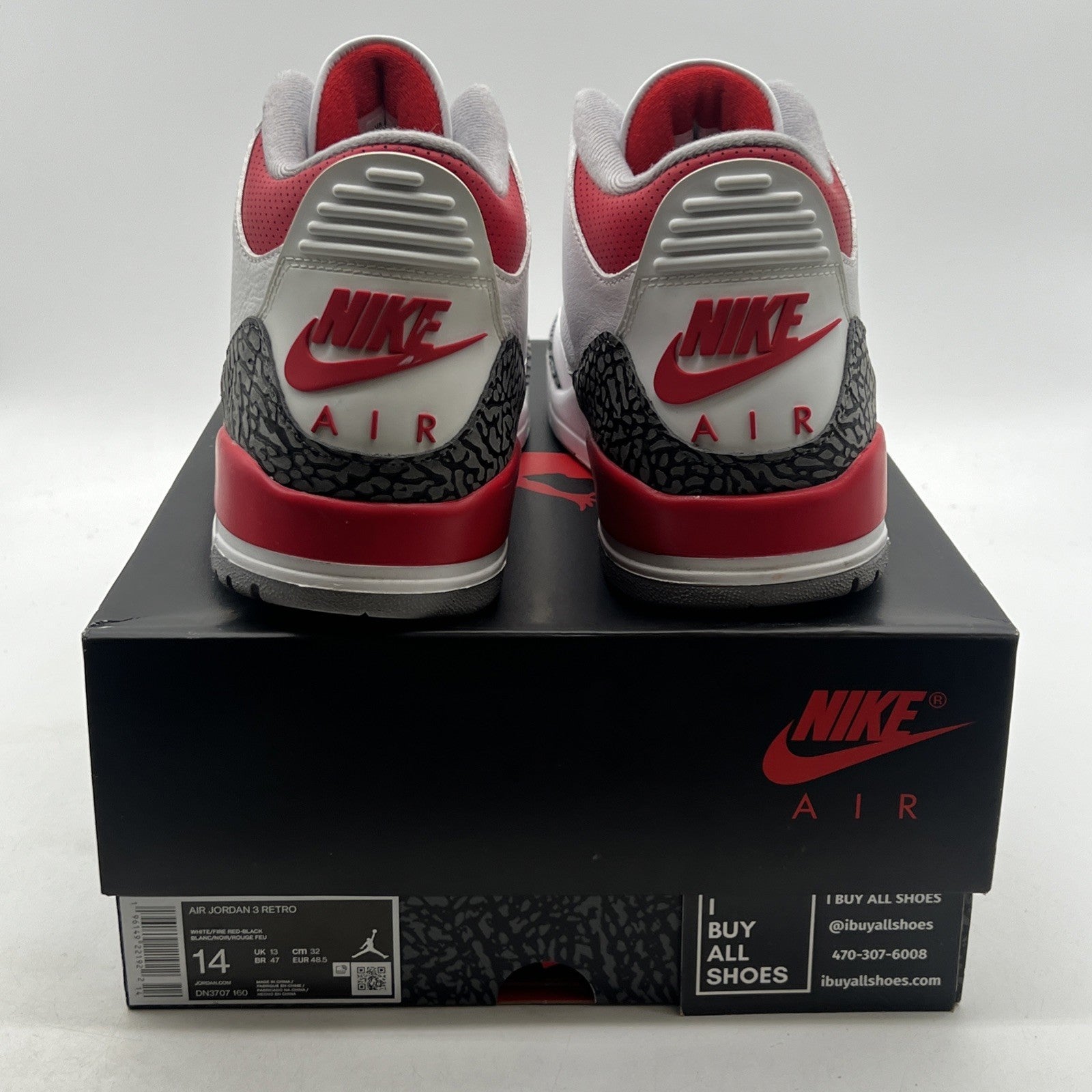 Size 14 - Air Jordan 3 Retro Mid Fire Red (DN3707-160)
