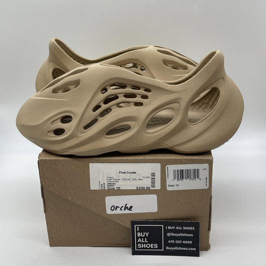 Size 10 - adidas Yeezy Foam RNNR Ochre Brown (6733)