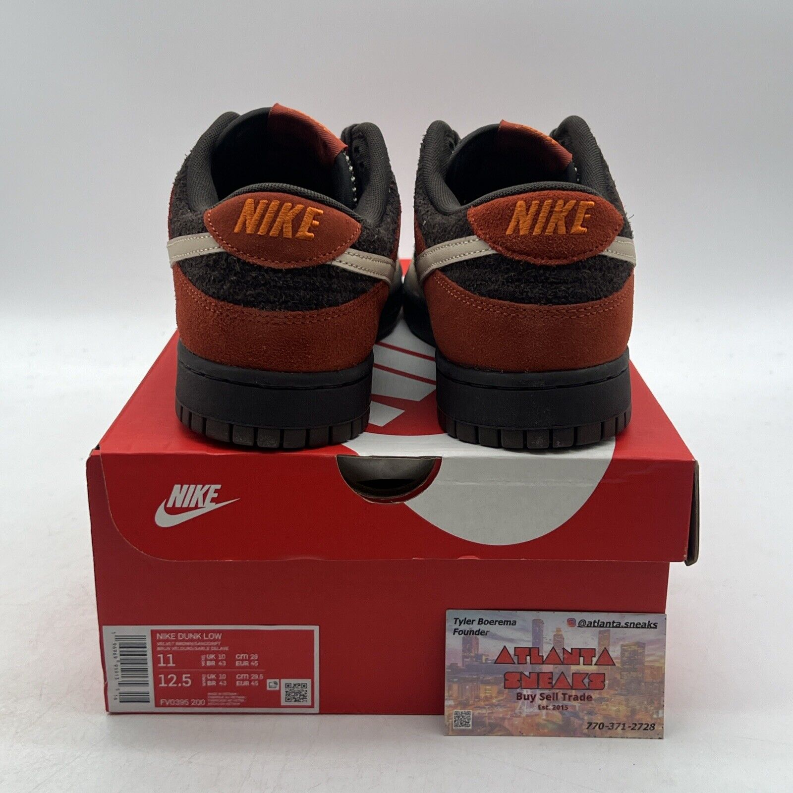 Size 11 - Nike Dunk Low Red Panda Suede Tan (FV0395-200)