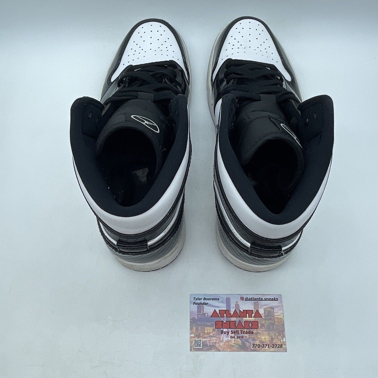 Size 10.5 - Air Jordan 1 SE Mid All Star 2021 White Black Leather (DD1649-001)