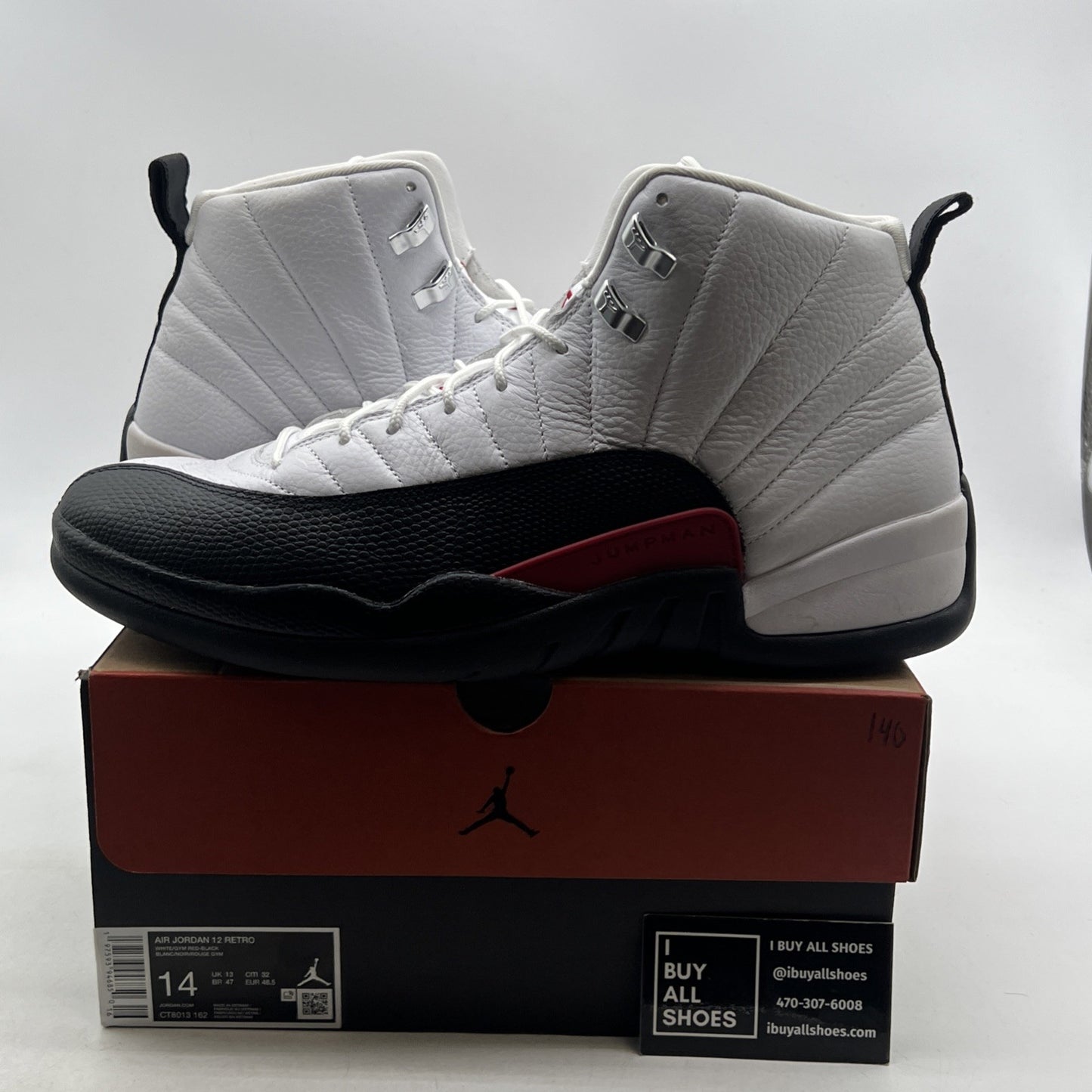Size 14 - Air Jordan 12 Retro Taxi Flip (CT8013-162)