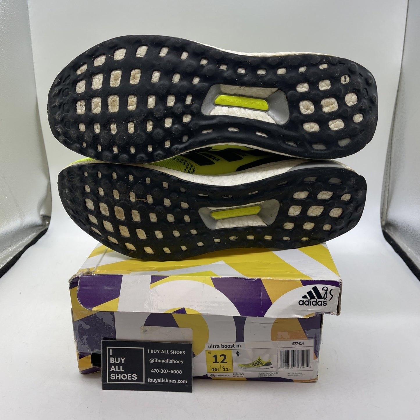 Size 12 - Adidas UltraBoost 1.0 Solar Yellow (S77414)
