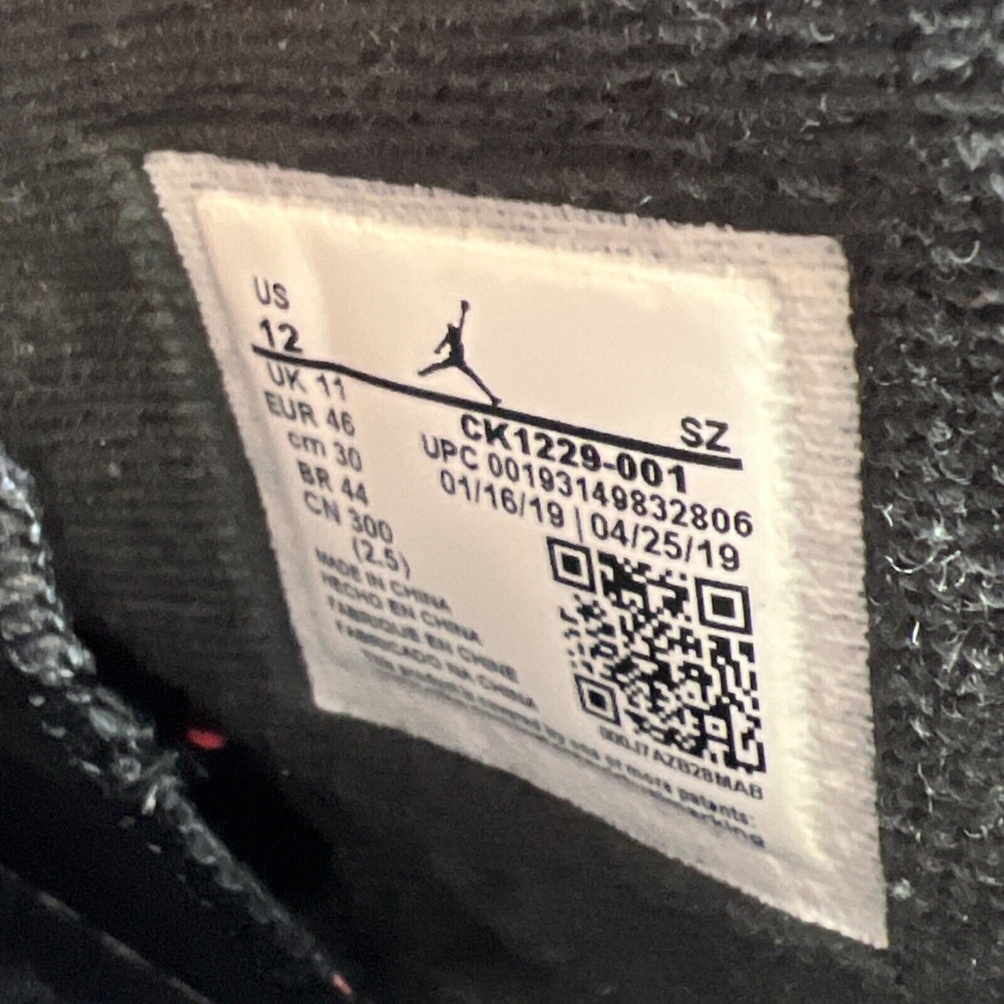Size 12 - Paris Saint-Germain x Air Jordan 6 Retro Iron Grey (CK1229-001)