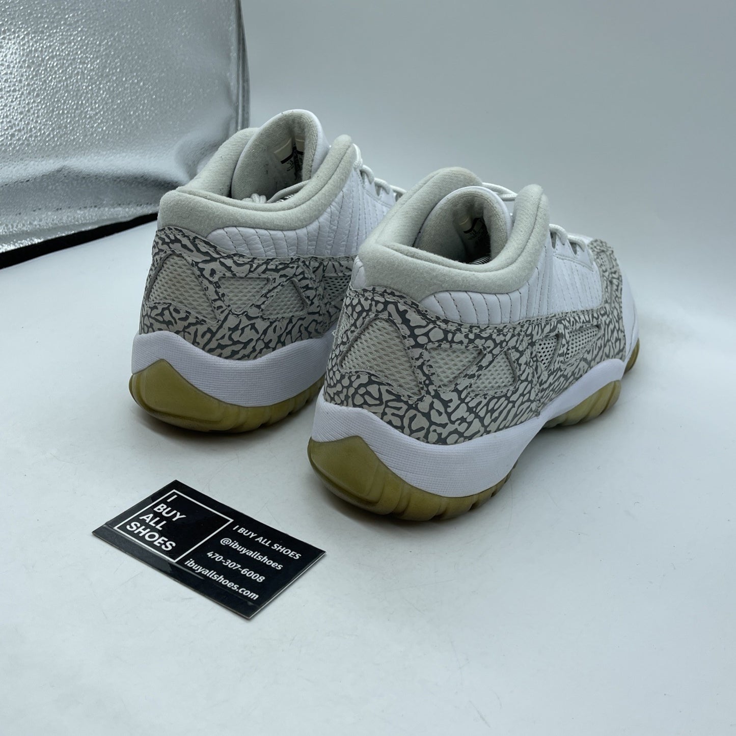 Size 12 - Air Jordan 11 Retro IE 2015 Low Cobalt Grey White Suede (306008-102)