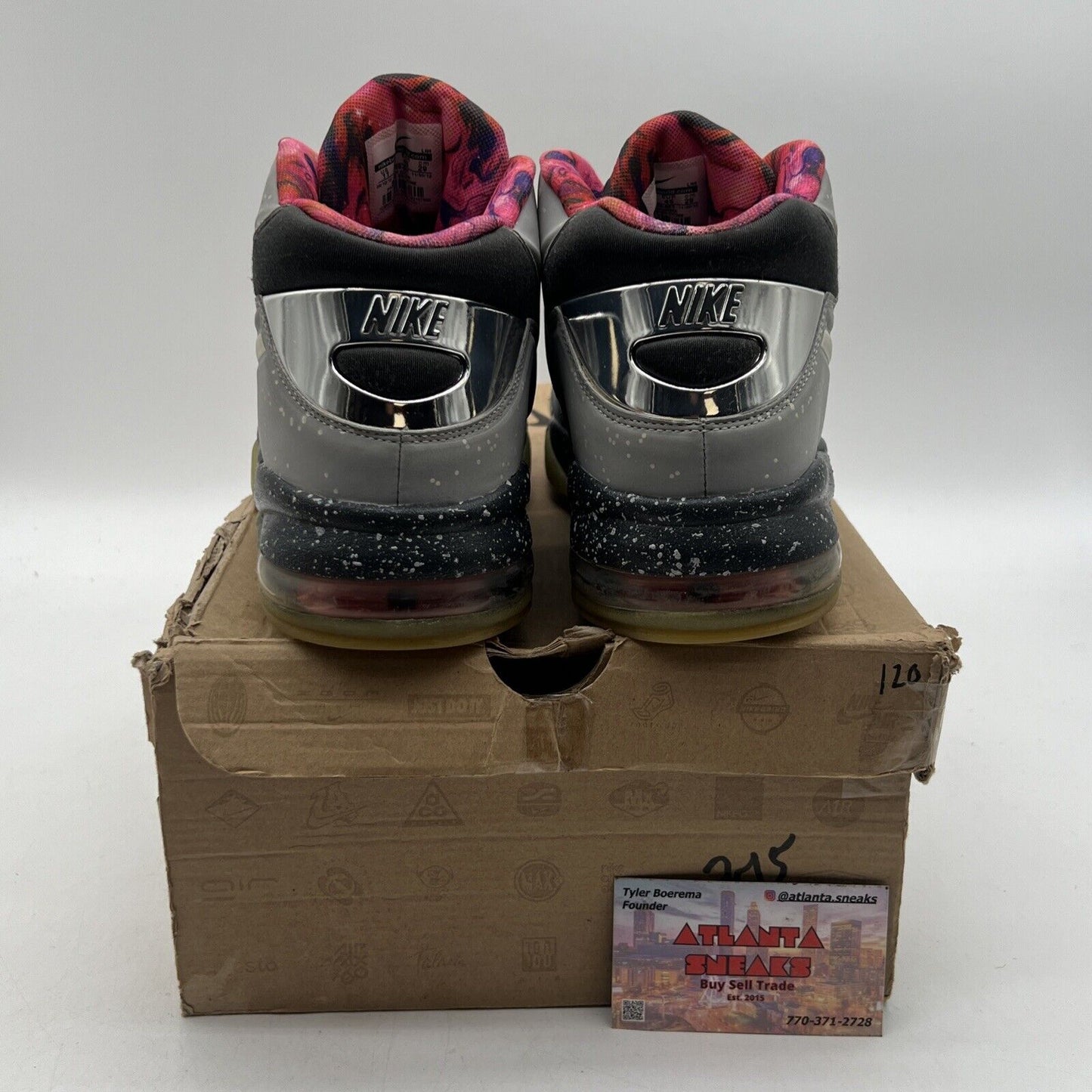 Size 11 - Nike Air Force Max 2013 PRM QS Area 72 Grey (597799-001)