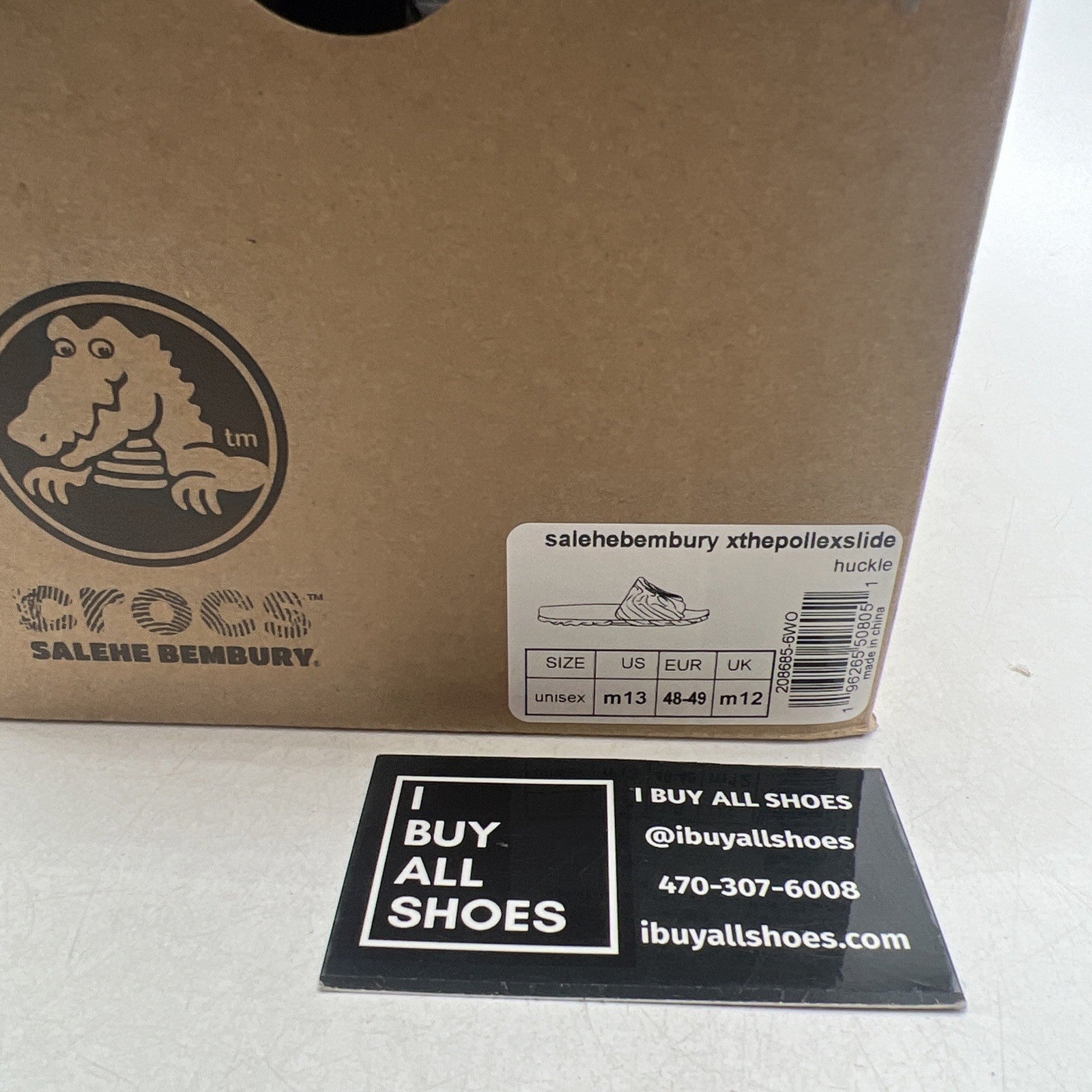 Size 13 - Crocs X Salehe Bembury Pollex Slides (208658-6WO)