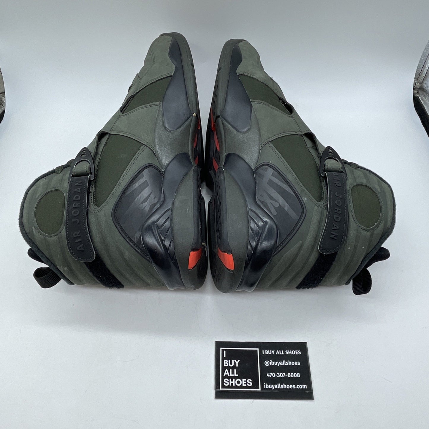 Size 14 - Air Jordan 8 Retro Take Flight Green Suede (305381-305)