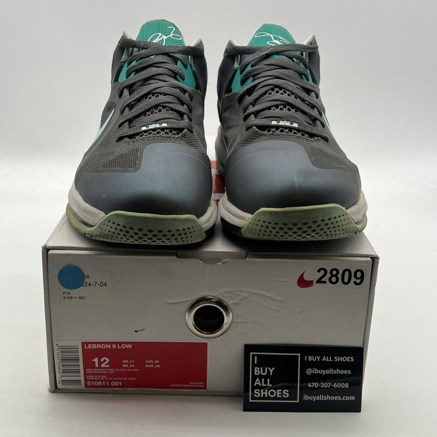 Size 12 - Nike LeBron 9 Low Easter (510811-001)