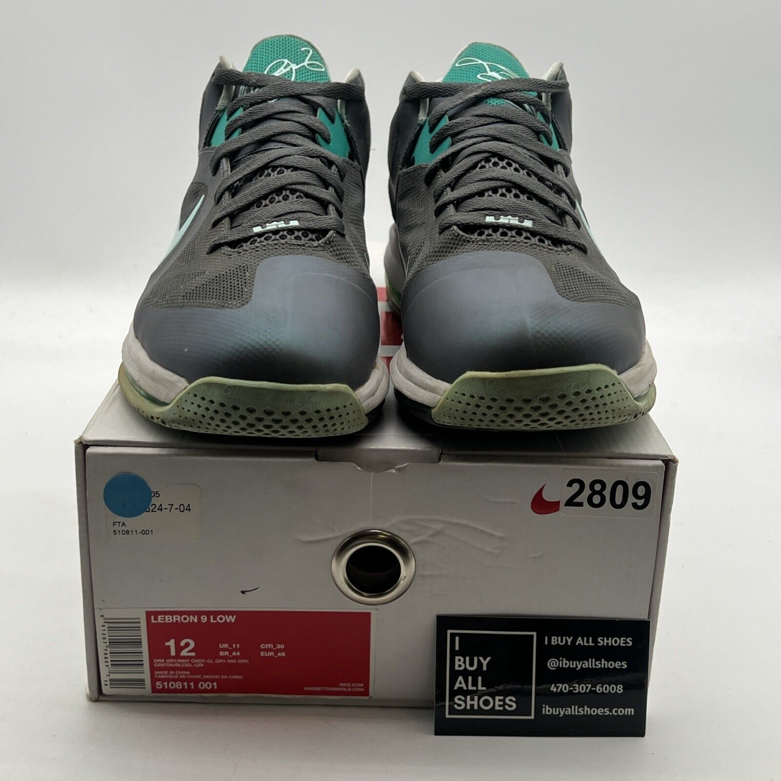 Size 12 - Nike LeBron 9 Low Easter (510811-001)