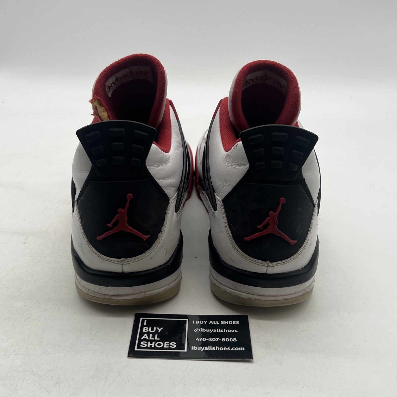 Size 14 - Air Jordan 4 Retro Fire Red 2012 (308497-110)