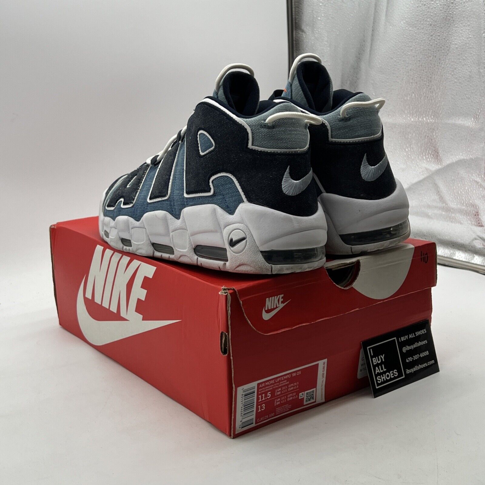 Size 11.5 - Nike Air More Uptempo 96 Denim (CJ6125-100)