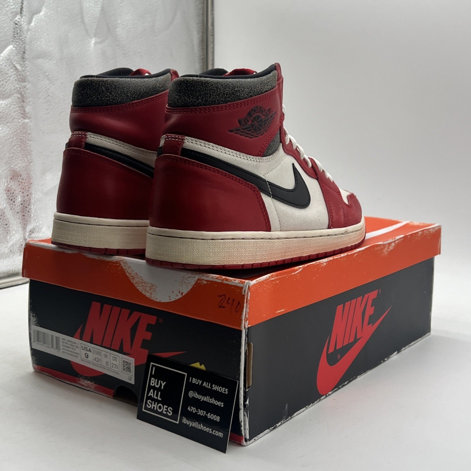 Size 9 - Air Jordan 1 Retro High OG Chicago Reimagined Lost & Found (DZ5485-612)