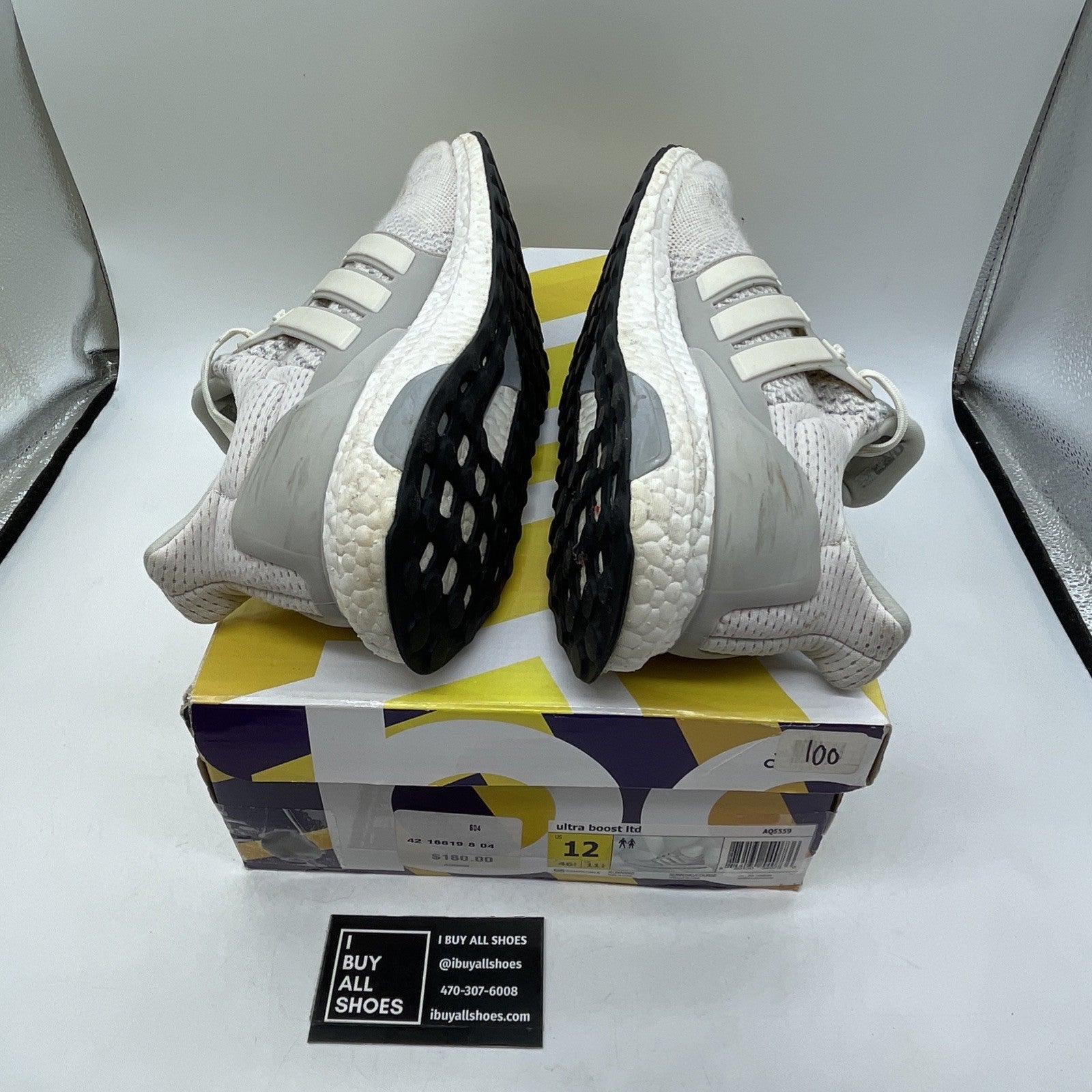 Size 12 - Adidas UltraBoost 1.0 Limited Cream (AQ5559)