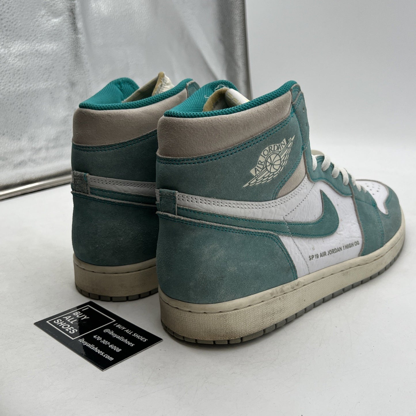 Size 13 - Air Jordan 1 Retro OG High Turbo Green (555088-311)