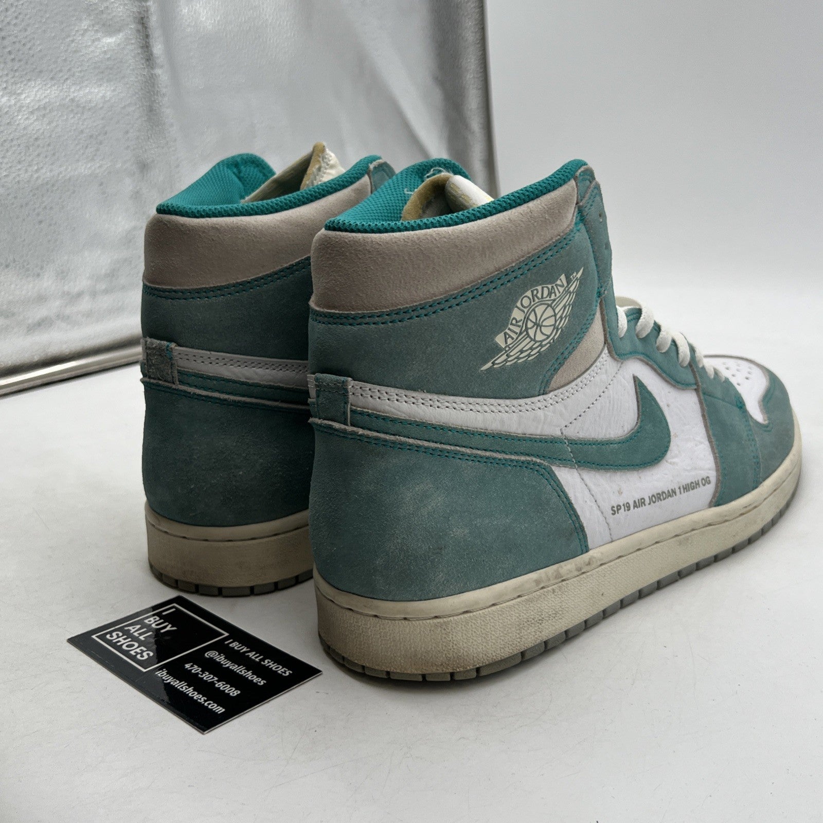 Size 13 - Air Jordan 1 Retro OG High Turbo Green (555088-311)