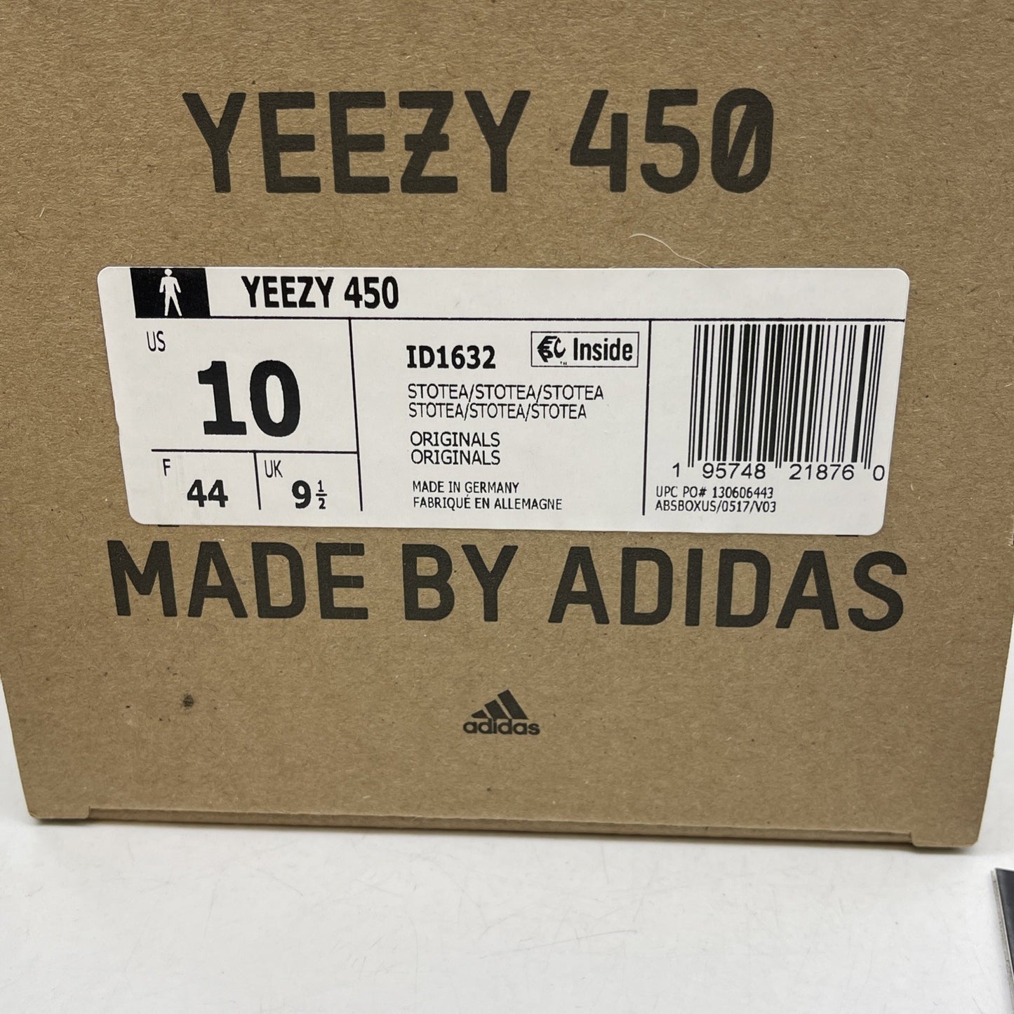 Size 10 - Adidas Yeezy 460 Stone Teal Grey Suede (ID1632)
