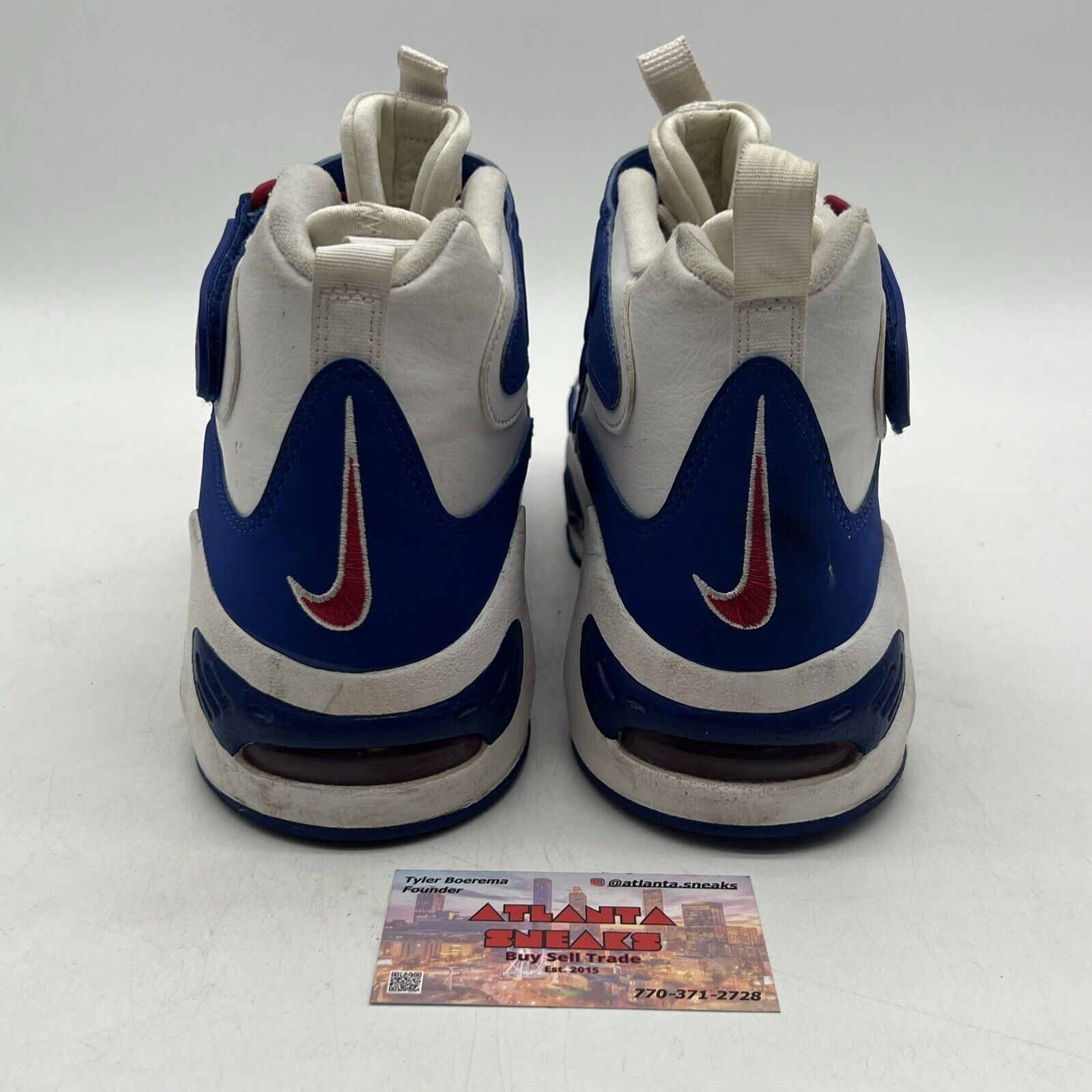 Size 12 - Nike Air Griffey Max 1 USA - White Blue Red Suede Leather (DX3723-100)