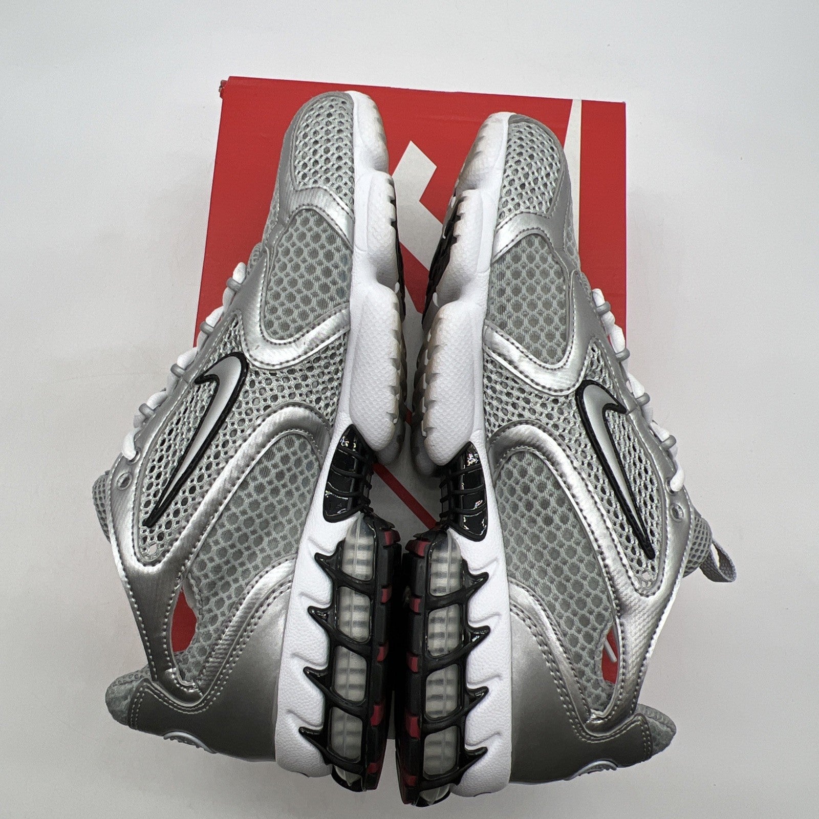 Size 11.5 - Nike Zoom Spiridon Caged 2 Metallic Silver (CJ1288-001)